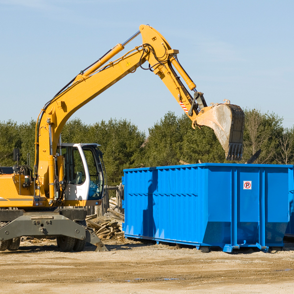 can i choose the location where the residential dumpster will be placed in Smithfield NE